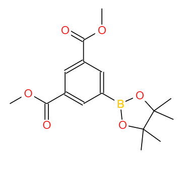 CAS：944392-68-1，中文名稱(chēng)：3,5-雙(甲氧羰基)苯硼酸片吶醇酯 英文名稱(chēng)：3,5-Bis(methoxycarbonyl)phenylboronic acid pinacolester