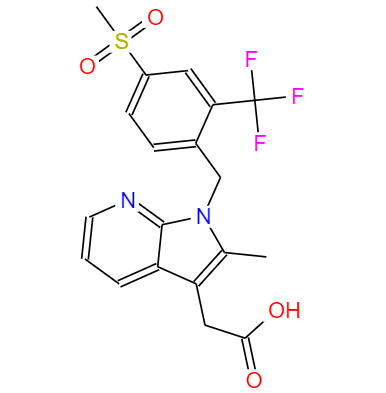 CAS： 872365-14-5，中文名稱： 非維匹侖 英文名稱：Fevipiprant 