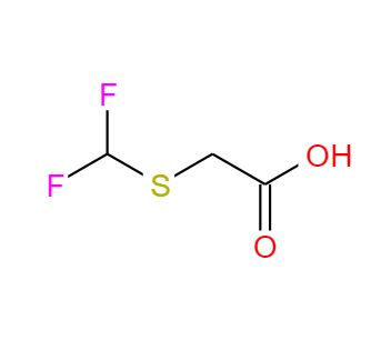 CAS： 83494-32-0，中文名稱： 二氟甲基硫乙酸 英文名稱：Difluoromethylthioacetic acid 