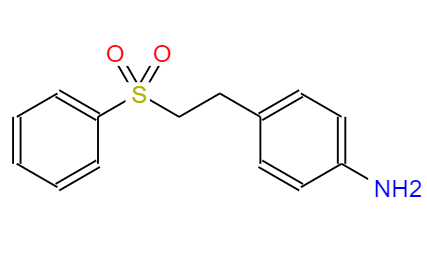 CAS： 148960-51-4，中文名稱： 4-[2-(苯基磺酰基)乙基]苯胺 英文名稱：4-[2-(benzenesulfonyl)ethyl]aniline 