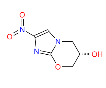 CAS： 187235-08-1，英文名稱：(S)-2-Nitro-6,7-dihydro-5H-iMidazo[2,1-b][1,3]oxazin-6-ol 