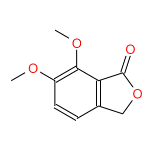  CAS： 569-31-3，中文名稱： 6,7-二甲氧基-3H-1-異苯并呋喃酮 英文名稱：Meconine