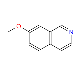 CAS： 39989-39-4，中文名稱： 7-甲氧基異喹啉 英文名稱：7-Methoxyisoquinoline 