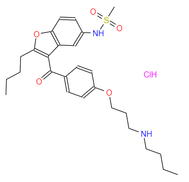 CAS： 197431-02-0，中文名稱： 去丁基決奈達隆鹽酸鹽 英文名稱：Desbutyl Dronedarone Hydrochloride 