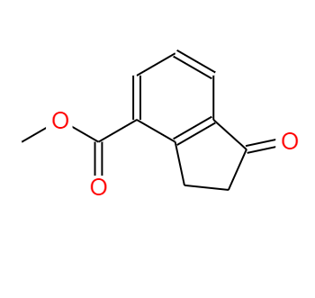 CAS：55934-10-6，中文名稱： 1-茚滿酮-4-羧酸甲酯 英文名稱：1H-Indene-4-carboxylic acid, 2,3-dihydro-1-oxo-, Methyl ester