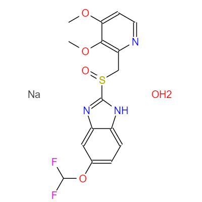 CAS： 164579-32-2，中文名稱： 泮托拉唑鈉水合物 英文名稱：PantoprazoleSodiumSesquihydrate 
