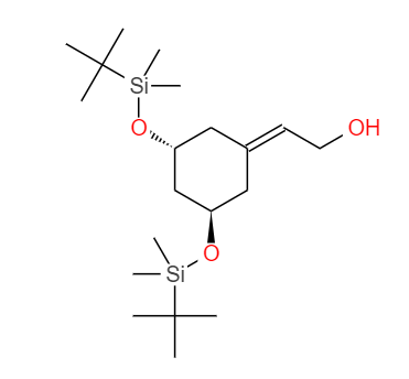 CAS： 139356-37-9，英文名稱：2-((3R,5R)-3,5-bis(tert-butyldiMethylsilyloxy)cyclohexylidene)ethanol 