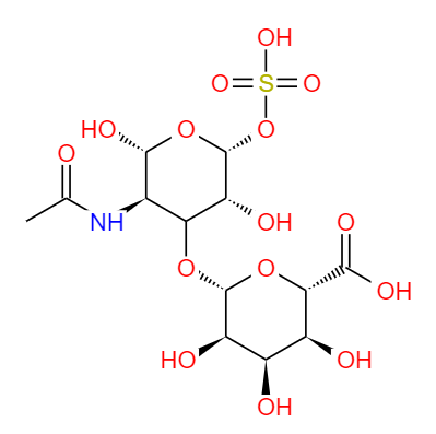 CAS： 9007-28-7，中文名稱： 硫酸軟骨素 英文名稱：Chondroitin sulfate 