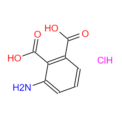 CAS： 6946-22-1，中文名稱(chēng)： 3-氨基鄰苯二甲酸鹽酸二水合物 英文名稱(chēng)：3-Aminophthalic acid hydrochloride 