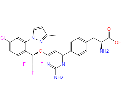 CAS： 1033805-28-5，英文名稱：Telotristat 