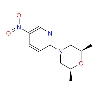  CAS： 956699-05-1，英文名稱：(2R,6S)-2,6-dimethyl-4-(5-nitropyridin-2-yl)morpholine