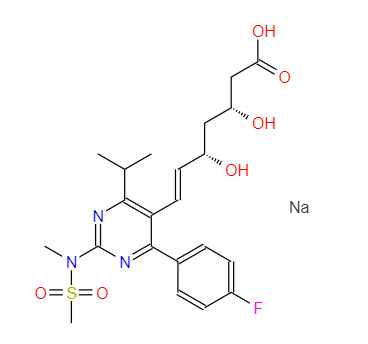 CAS： 147098-18-8，中文名稱： 瑞舒伐他汀鈉 英文名稱：Rosuvastatin sodium 