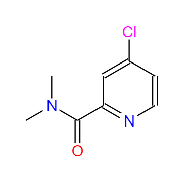  CAS： 114780-06-2，中文名稱： 4-氯-N,N-二甲基吡啶酰胺 英文名稱：4-Chloro-N,N-dimethylpicolinamide