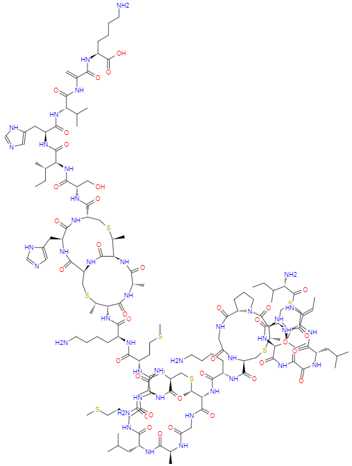 CAS： 1414-45-5，中文名稱： 乳酸鏈球菌素 英文名稱：Nisin 
