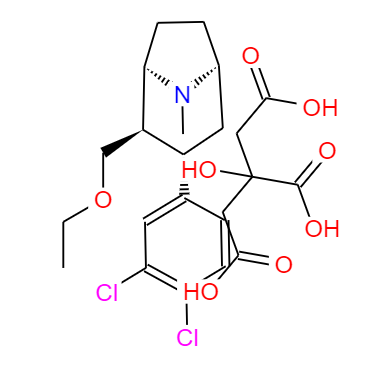 CAS： 861205-83-6，中文名稱： 特索芬辛檸檬酸鹽 英文名稱：Tesofensine Citrate 