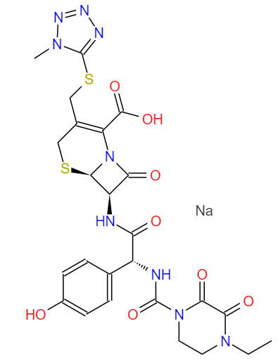CAS： 62893-20-3，中文名稱： 頭孢哌酮鈉 英文名稱：Cefoperazone sodium 