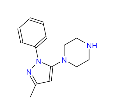 CAS：401566-79-8，中文名稱： 1-(3-甲基-1-苯基-1H-吡唑-5-基)哌嗪 英文名稱：1-(3-Methyl-1-phenyl-1H-pyrazol-5-yl)piperazine