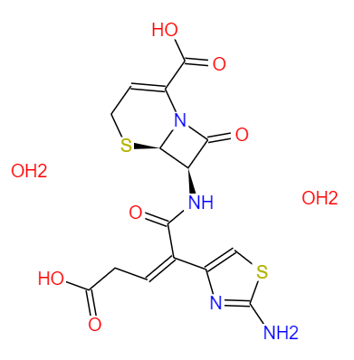  CAS： 118081-34-8，中文名稱： 頭孢布烯；頭孢布烯二水合物 英文名稱：Ceftibuten dihydrate