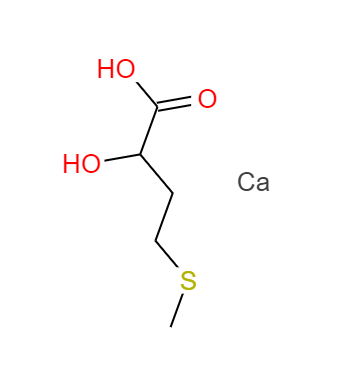 CAS： 4857-44-7，中文名稱： 2-羥基-4-甲硫基丁酸 鈣鹽 英文名稱：2-Hydroxy-4-(methylthio)butyric acid calcium salt 