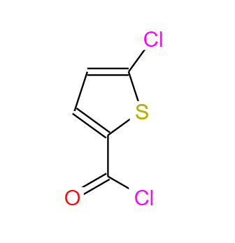  CAS： 42518-98-9，中文名稱： 2-氯-5-噻吩甲酰氯 英文名稱：5-Chlorothiophene-2-carbonyl chloride
