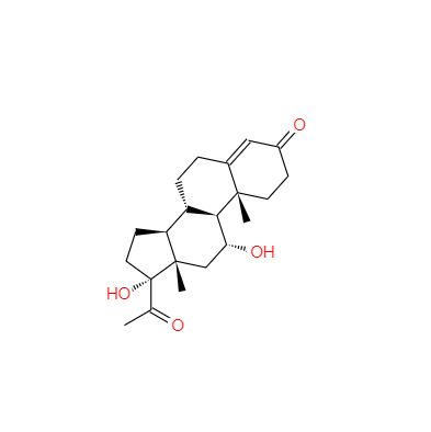 CAS： 603-98-5，中文名稱： 11a,17a-二羥基黃體酮 英文名稱：11a,17a-Dihydroxy-4-pregnene-3,20-dione 