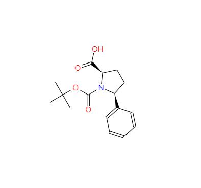 CAS：158706-46-8，中文名稱：Boc-(2r,5s)-5-苯基-吡咯烷-2-羧酸 英文名稱：Boc-(2R,5S)-5-phenylpyrrolidine-2carboxylic acid