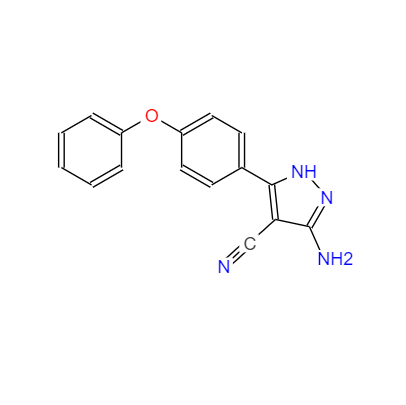 CAS： 330792-70-6，英文名稱：5-Amino-3-(4-phenoxyphenyl)-1H-pyrazole-4-carbonitrile 
