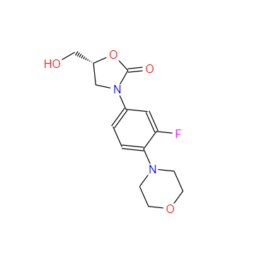 CAS： 168828-82-8，英文名稱(chēng)：(5R)-3-(3-Fluoro-4-(4-morpholinyl)phenyl)-5-hydroxymethyl-2-oxazolidione 