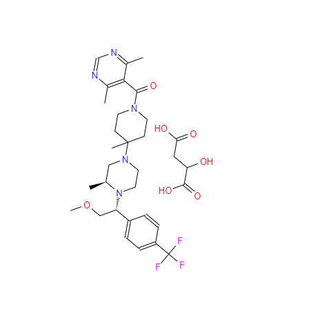 CAS： 541503-81-5，中文名稱： Vicriviroc 蘋果酸鹽 英文名稱：Vicriviroc Malate 