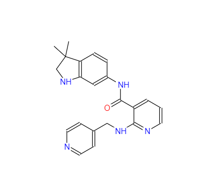 CAS： 453562-69-1，中文名稱： 莫特塞尼 英文名稱：Motesanib 