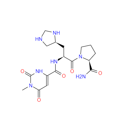CAS： 103300-74-9，中文名稱： 他替瑞林 英文名稱：Taltirelin 