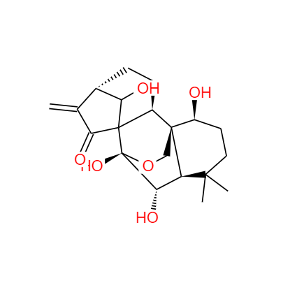 CAS： 28957-04-2，中文名稱： 冬凌草甲素 英文名稱：Oridonin 