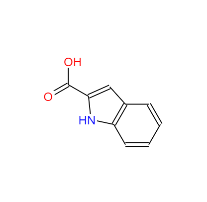  CAS： 1477-50-5，中文名稱： 吲哚-2-甲酸 英文名稱：1H-indole-2-carboxylic acid