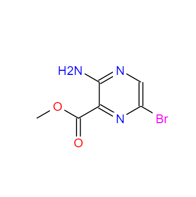  CAS： 6966-01-4，中文名稱： 3-氨基-6-溴吡嗪-2-甲酸甲酯 英文名稱：Methyl 3-amino-6-bromopyrazine-2-carboxylate