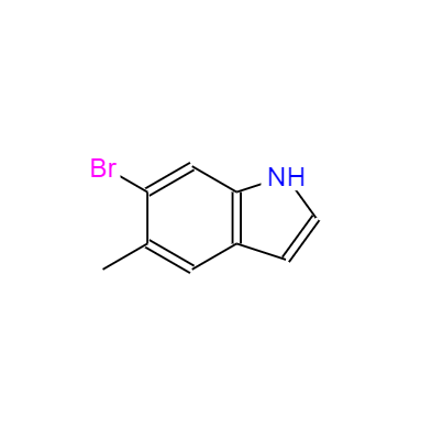 CAS： 248602-16-6，中文名稱： 5-甲基-6-溴吲哚 英文名稱：6-Bromo-5-methyl-1H-indole 