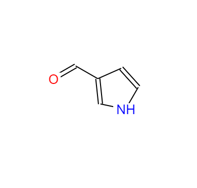 CAS： 7126-39-8，中文名稱： 吡咯-3-甲醛 英文名稱：1H-pyrrole-3-carbaldehyde 