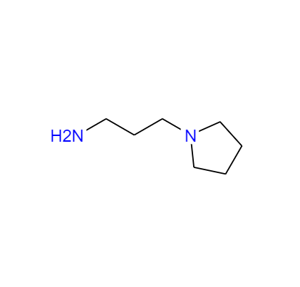 CAS： 23159-07-1，中文名稱： 1-(3-氨基丙基)吡咯烷 英文名稱：1-(3-Aminopropyl)pyrrolidine 
