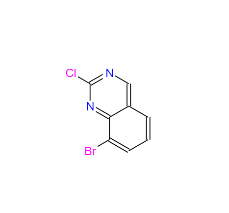 CAS： 956100-63-3，中文名稱： 8-溴-2-氯喹唑啉 英文名稱：8-Bromo-2-chloroquinazoline 
