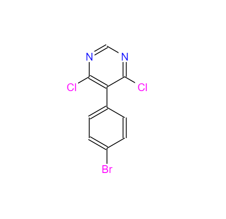 CAS： 146533-41-7，中文名稱： 5-（4-溴苯基）-4,6-二氯嘧啶 英文名稱：5-(4-broMophenyl)-4,6-dichloropyriMidine 