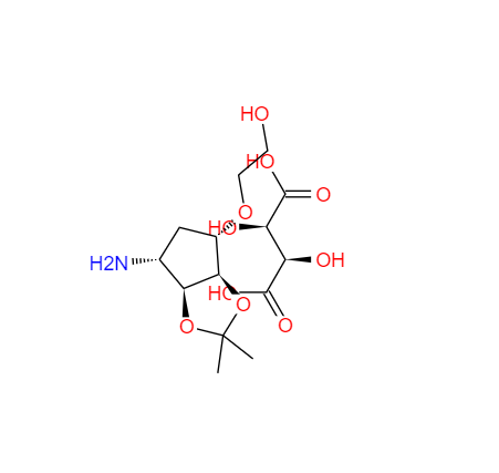 CAS： 376608-65-0，中文名稱(chēng)： 2-((3aR,4S,6R,6aS)-6-氨基-2,2-甲基四氫-3aH-環(huán)戊基[d][1,3]并二氧-4-氧)乙醇L-酒石酸鹽