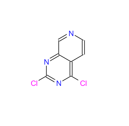  CAS： 908240-50-6，中文名稱： 2,4-二氯吡啶并[3,4-d]嘧啶 英文名稱：2,4-Dichloropyrido[3,4-d]pyrimidine
