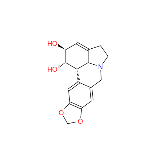 CAS： 476-28-8，中文名稱： 石蒜堿 英文名稱：Lycorine 
