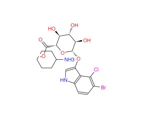 CAS： 18656-96-7，中文名稱： 5-溴-4-氯-3-吲哚-β-D-葡萄糖苷酸 英文名稱：X-GLUC 