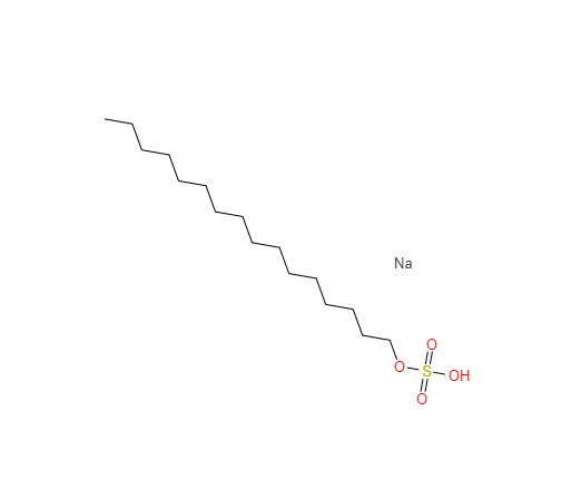 CAS： 1120-01-0，中文名稱： 正十六烷基硫酸鈉 英文名稱：n-Hexadecylsulfate 