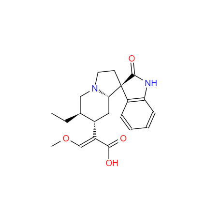 CAS： 6859-01-4，中文名稱： 異鉤藤堿 英文名稱：Isorhynchophylline 