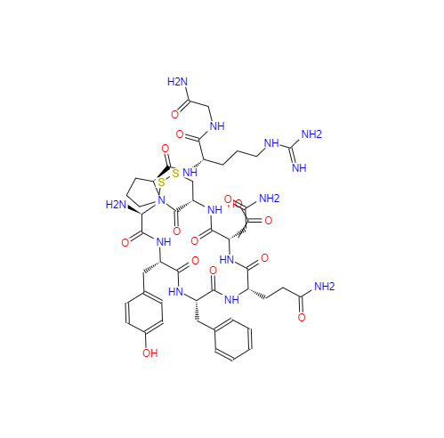 CAS： 75499-44-4，中文名稱： 精氨酸加壓素 英文名稱：Arginine Vasopressin Diacetate 