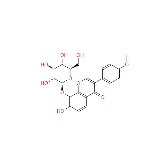 CAS： 92117-94-7，中文名稱： 4'-O-甲基葛根素 英文名稱：4'-O-Methylpuerarin 