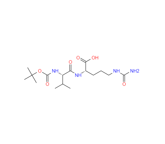 CAS： 870487-08-4，英文名稱(chēng)：Boc-Val-Cit-OH 