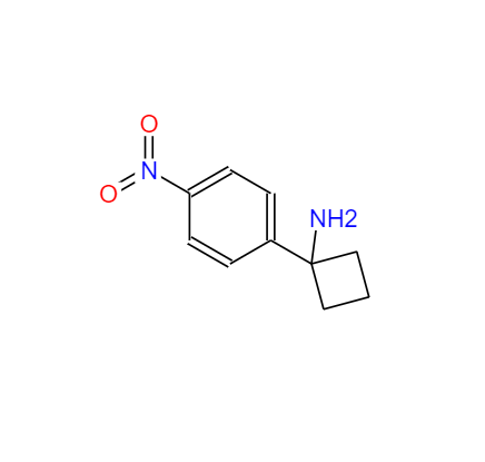 CAS： 1260672-25-0，中文名稱： 1-(4-硝基苯基)環(huán)丁胺 英文名稱：1-(4-Nitrophenyl)cyclobutanamine 