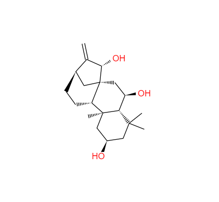 CAS： 53452-32-7，中文名稱： 16-貝殼杉烯-2,6,15-三醇 英文名稱：16-Kaurene-2,6,15-triol 